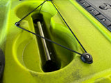 Kayak fishing a Pedali divisibile Big Mama Triken 330 Live S, con ruote e vasca del vivo - SCAFO GRIGIO NERO, gavone VERDE