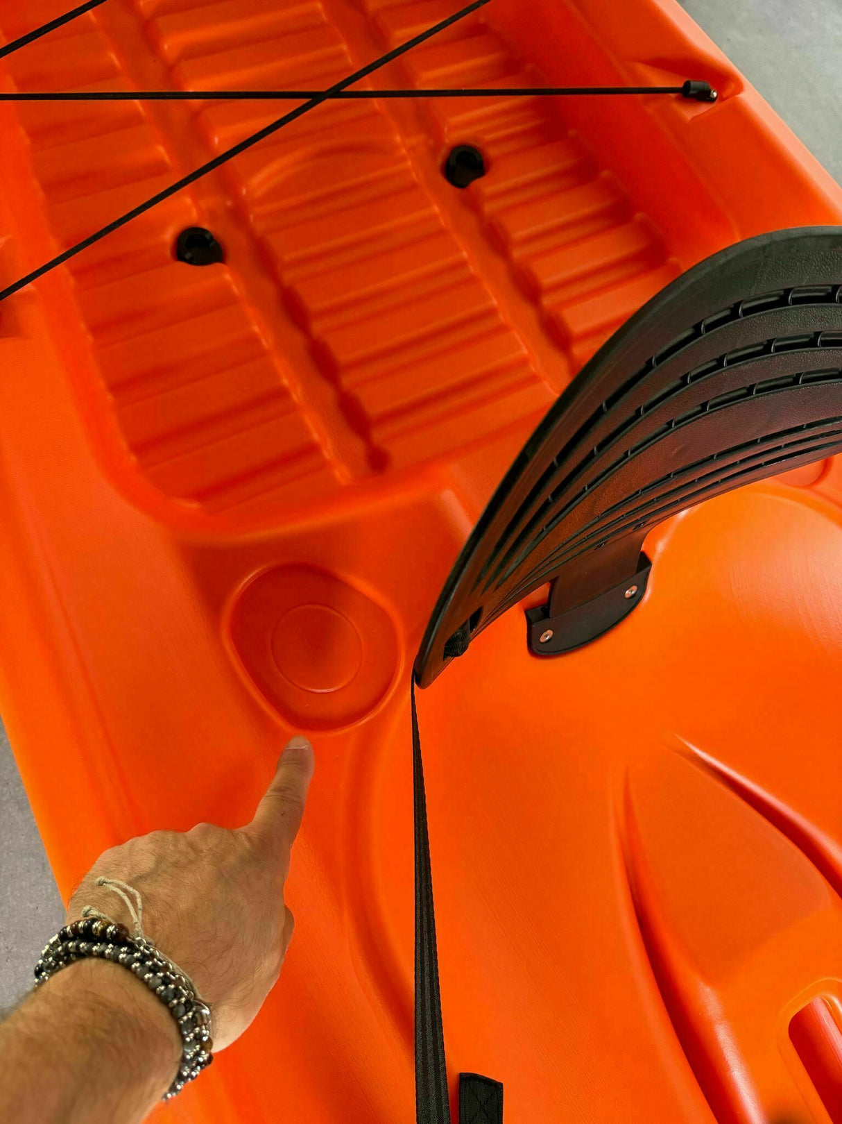 canoa 1 posto GIL 2.0 BIG MAMA KAYAK - kayak monoposto da 254 cm + seggiolino + pagaia