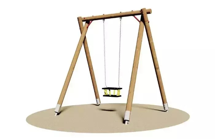 Altalena California 1 Posto Con Sedile A Gabbia Cod.502G A/B Open D Giochi - En 1176 Certificati Tuv Altalene Offerta In Vendita Su Timesport24