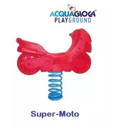 Gioco A Molla Super Moto Con Base Da Interrare Acquagioca