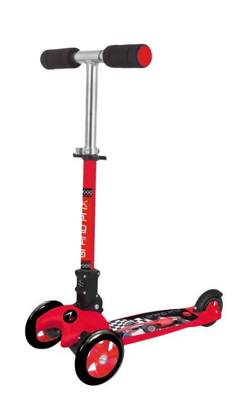 Monopattino a Tre Ruote ADVENTURE KID GRAND PRIX cod.GRG-005 Rosso Nextreme