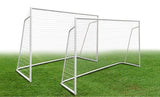 Set di 2 porte da calcio regolamentare a tubi maggiorati da 50 mm mod. ULTRA BIG CHAMP misure regolamentari 3 x 2 metri - BIGAMMA
