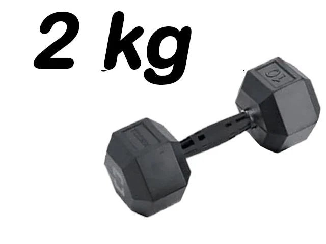 Manubrio Esagonale Gommato -2 kg. Linea Toorx Absolute AMEG-2