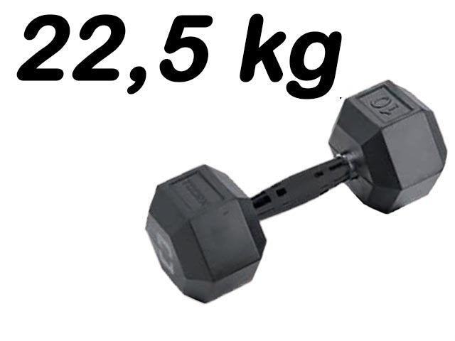 Manubrio Esagonale Gommato -22,5 kg. Linea Toorx Absolute AMEG-22.5