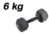 Manubrio Esagonale Gommato -6 kg. Linea Toorx Absolute