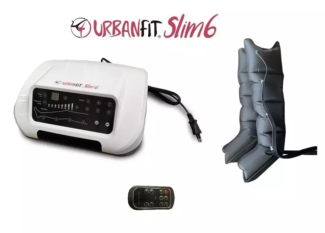 Slim 6 Apparecchio Pressoterapia Con 6 Programmi + 2 Gambali + Con Telecomando - URBAN FIT