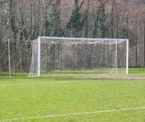 Af1470/ps Coppia Porte Calcio In Alluminio Regolamentari con Palo Staccato M.7,32x2,44 Certificata Tuv Secondo Norma Uni En 748