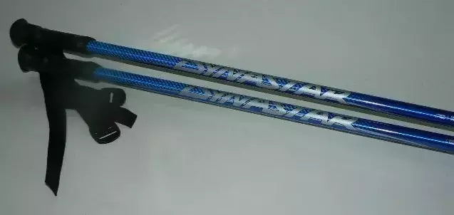 Misura 110 Cm Coppia Bastoncini Sci Dynastar In Alluminio Azzurro