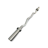 Bilanciere Olimpionico Curl 120 cm. Cromato - Carico Max 300 kg. Linea Toorx cod. BCO-120