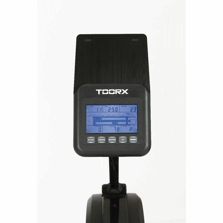 Vogatore RWX-300 Elettromagnetico con Ricevitore Wireless Resistenza ad Aria Richiudibile Salvaspazio Linea Toorx Chrono Line