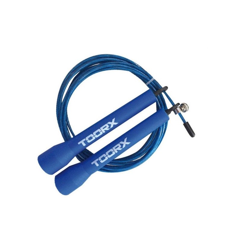 Corda da Salto Veloce in Acciaio con Manopole in Plastica COD.AHF-103 Linea Toorx