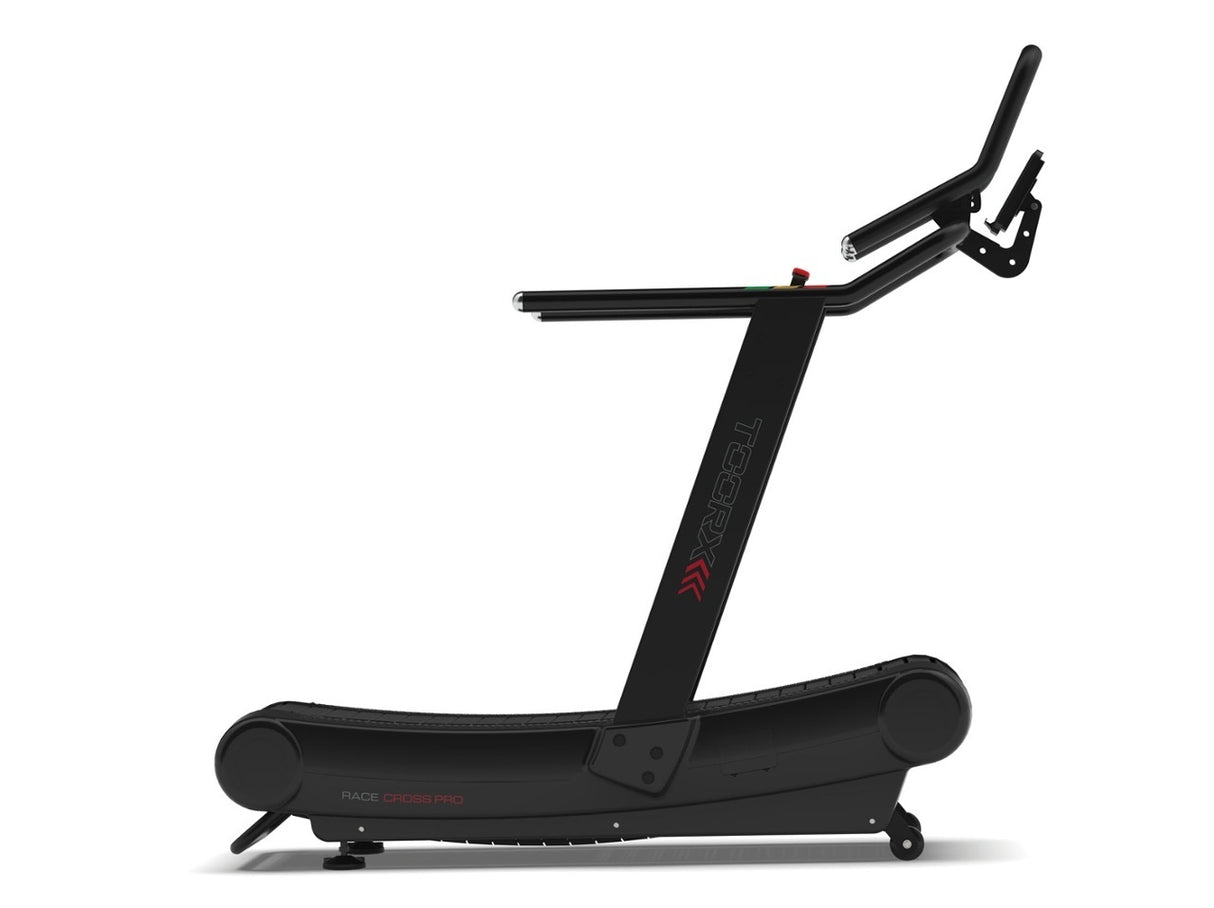Treadmill Tapis Roulant Curvo Race Cross Pro Toorx con freno magnetico su 6 livelli - Utente 180 Kg - Piano Corsa Curvo 45 x 162 cm -
