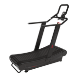 Treadmill Tapis Roulant Curvo Race Cross Pro Toorx con freno magnetico su 6 livelli - Utente 180 Kg - Piano Corsa Curvo 45 x 162 cm -