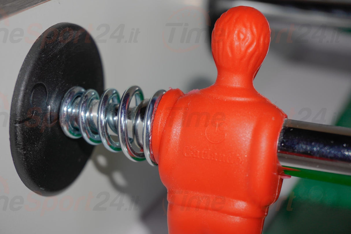 Calciobalilla G2000 Rovere Grigio con Aste Rientranti - biliardino Garlando con 50 Palline in omaggio cd. G2000GRRCVL