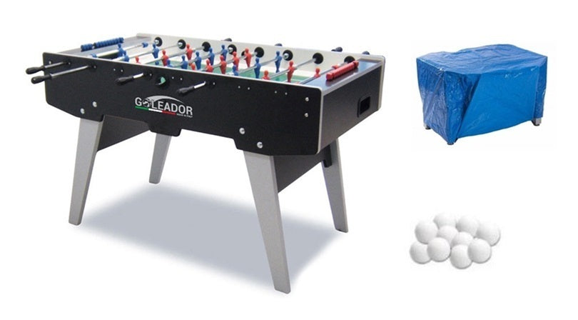 offerta calciobalilla Garlando Goleador Aste Rientranti, Gambe Pieghevoli + palline + copertina ( pack 1/o)