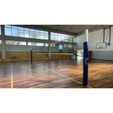 Av1416/r Impianto pallavolo monotubolare in alluminio con bussole ( Testato Tuv e norma UNI EN 1271)