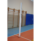 Av1416/r Impianto pallavolo monotubolare in alluminio con bussole ( Testato Tuv e norma UNI EN 1271)