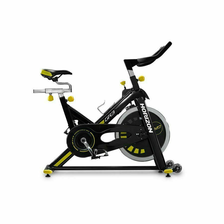 promo Bici da Camera Cyclette Gym Bike Spinning GR3 Indoor Horizon Massa Volanica 22 kg Peso Max Utente 130 kg Resistenza Freno a Frizione