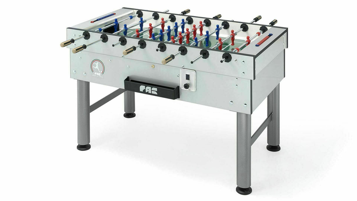 Calciobalilla da bar con Gettoniera FAS mod. International Team con Aste rientranti cod.0CAL0739