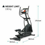 Promo NordicTrack Ellittica Elettromagnetica AirGlide 14i - a volano anteriore - App Ifit integrata - cod.NTEL71423-INT