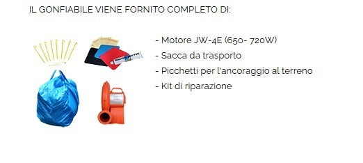 Gioco Gonfiabile Jungle Climb Art.9164 - Mis.390 X 330 Cm Motore Incluso Offerta Giochi Gonfiabili In Vendita Su Timesport24