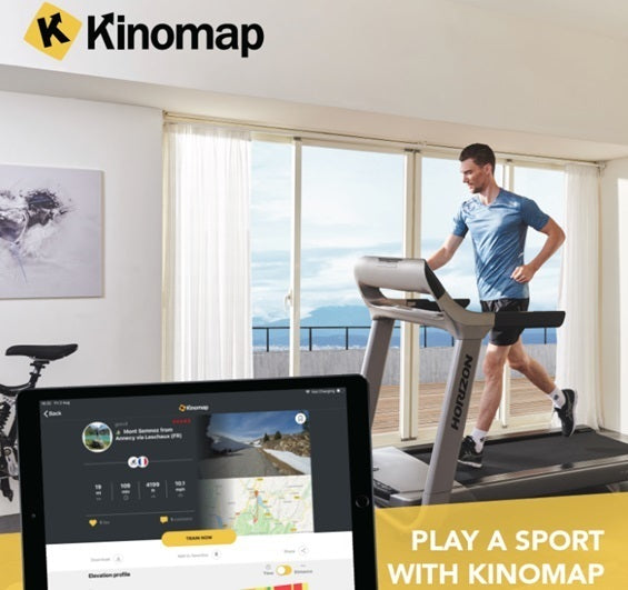 Treadmill Tapis Roulant Paragon X Horizon - Piano Corsa 153 x 55.8 cm - Inclinazione Elettrica - Utente 159 Kg - Velocità 20 km/h - compatibile con App Kinomap