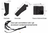 macchinario pressomassaggio Slim 3 Apparecchio Pressoterapia Con 2 Programmi + 2 Gambali + Con Telecomando (pack 1) Linea Urban Fit