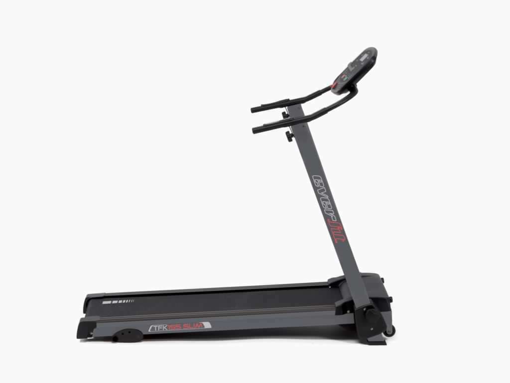 Treadmill Ultracompatto Tapis Roulant Salvaspazio TFK 155 Slim Everfit - Inclinazione Manuale - Velocità 14,0 Km/h - Piano Corsa 40 x 122 cm - Utente 100 kg - Tappeto Elettrico Palestra