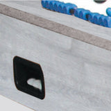 Calciobalilla G2000 Rovere Grigio con Aste Rientranti - biliardino Garlando con 50 Palline in omaggio cd. G2000GRRCVL