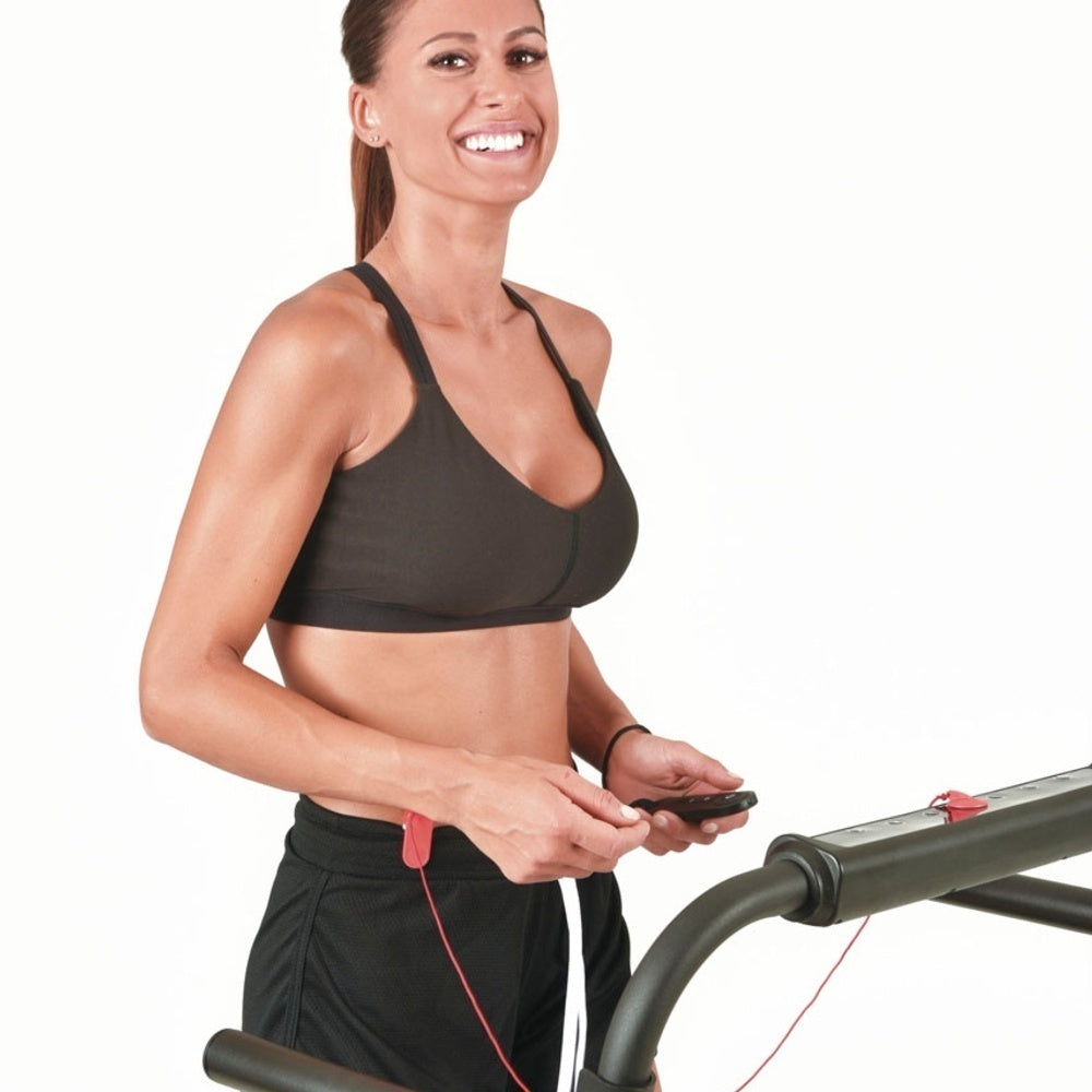 Treadmill Slim Tapis Roulant Salvaspazio Street Compact Toorx - Velocità 0,8 - 10 Km/h - Piano Corsa 120 x 46 cm - Utente 100 kg - Tappeto Elettrico Palestra