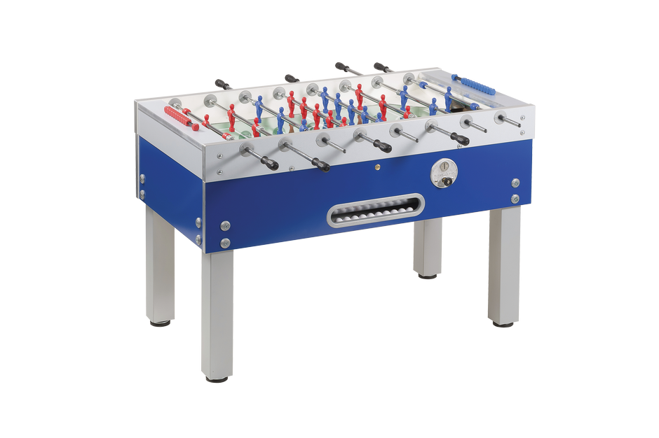 CALCIOBALILLA DA BAR GARLANDO CHALLENGE ASTE USCENTI PIANO GIOCO IN VETRO CON GETTONIERA + 50 palline in omaggio