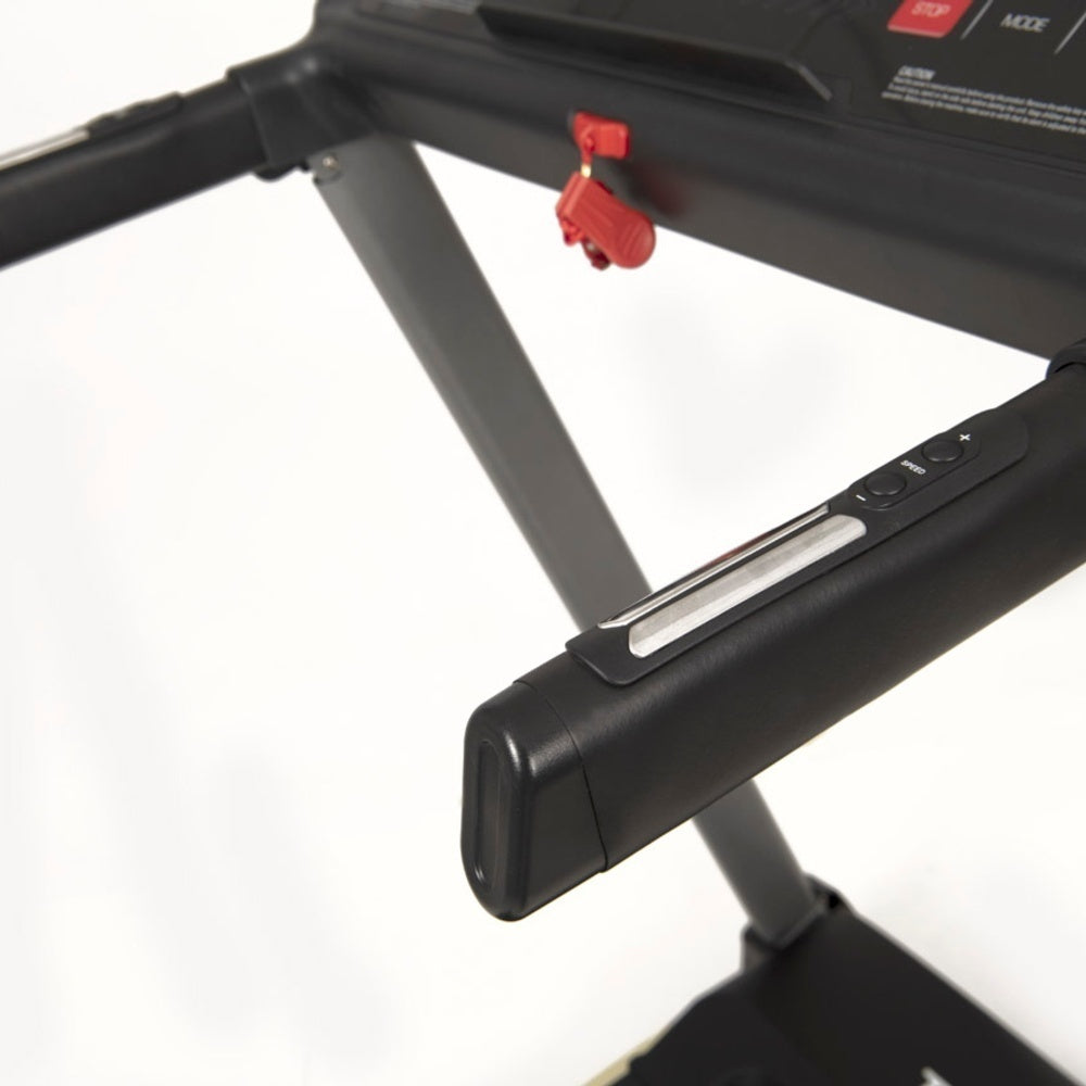 Treadmill Salvaspazio Tapis Roulant Motion Toorx - Inclinazione Manuale su 3 livelli - Velocità 0,8 - 14,0 Km/h - Utente 100 kg - Piano Corsa 40 x 121 cm - Tappeto Elettrico Palestra