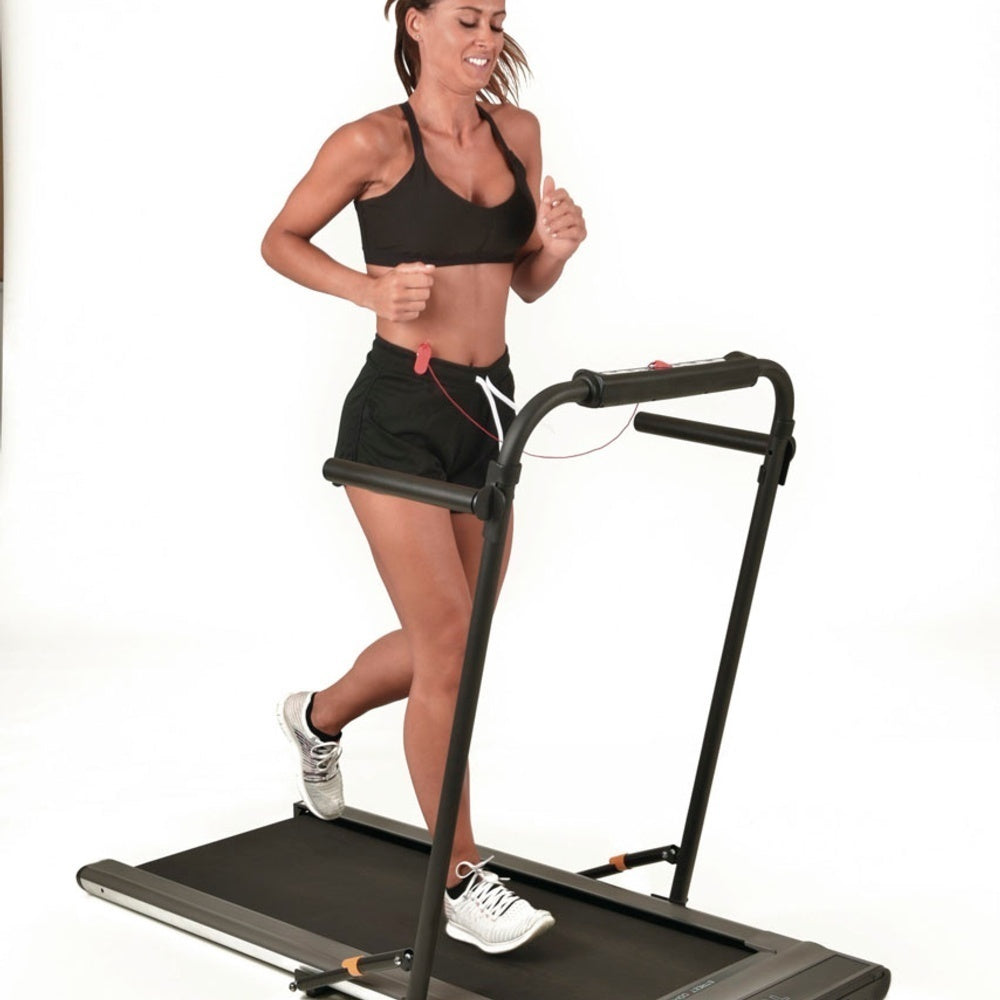 Treadmill Slim Tapis Roulant Salvaspazio Street Compact Toorx - Velocità 0,8 - 10 Km/h - Piano Corsa 120 x 46 cm - Utente 100 kg - Tappeto Elettrico Palestra