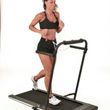 Treadmill Slim Tapis Roulant Salvaspazio Street Compact Toorx - Velocità 0,8 - 10 Km/h - Piano Corsa 120 x 46 cm - Utente 100 kg - Tappeto Elettrico Palestra