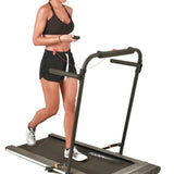 Treadmill Slim Tapis Roulant Salvaspazio Street Compact Toorx - Velocità 0,8 - 10 Km/h - Piano Corsa 120 x 46 cm - Utente 100 kg - Tappeto Elettrico Palestra