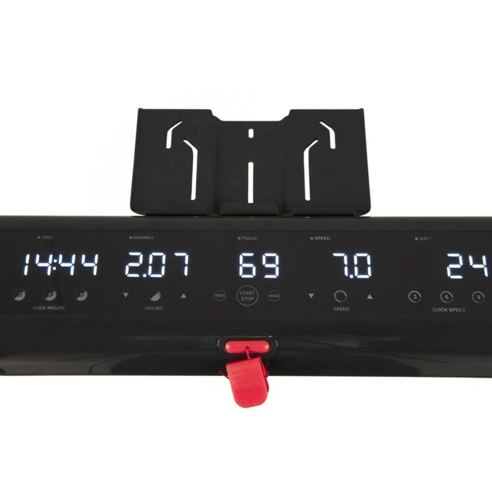 Treadmill Salvaspazio Tapis Roulant Mirage C 80 HRC Toorx - Inclinazione Elettrica Fascia Cardio Inclusa - APP Ready 3.0 - Velocità; 0,8 - 20,0 Km/h - Utente 120 kg - Piano Corsa 48 x 138 cm - Tappeto Elettrico Palestra