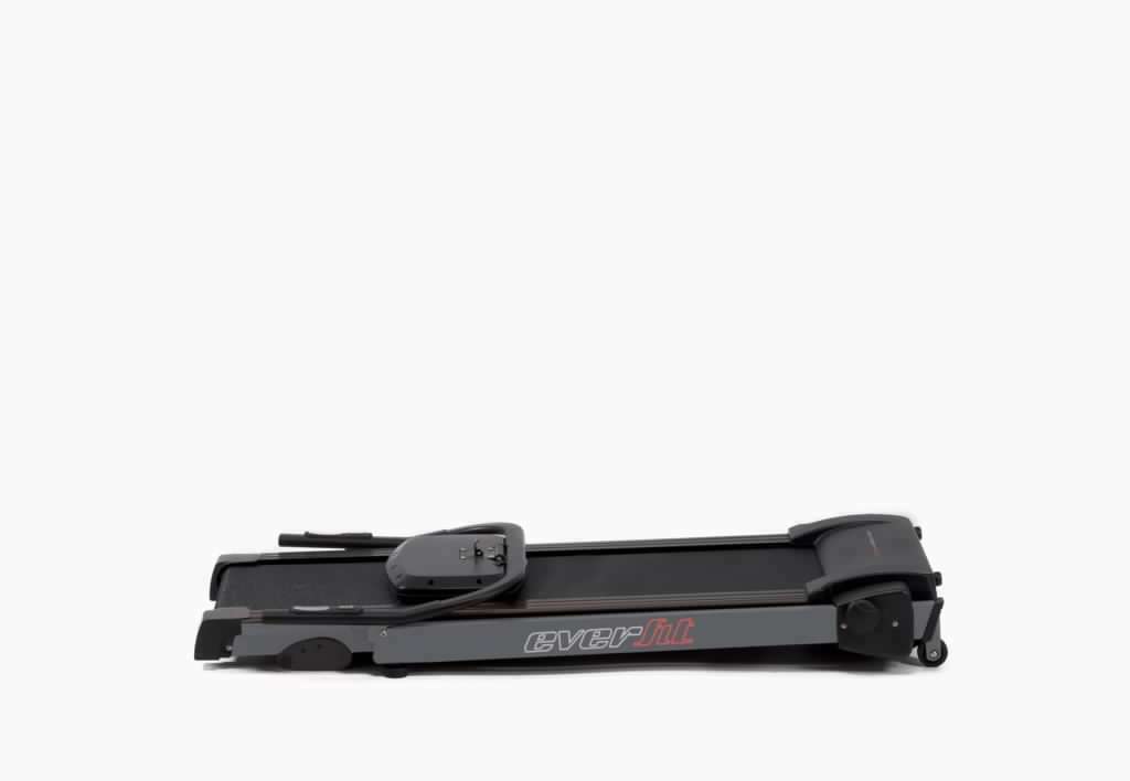 Treadmill Ultracompatto Tapis Roulant Salvaspazio TFK 155 Slim Everfit - Inclinazione Manuale - Velocità 14,0 Km/h - Piano Corsa 40 x 122 cm - Utente 100 kg - Tappeto Elettrico Palestra