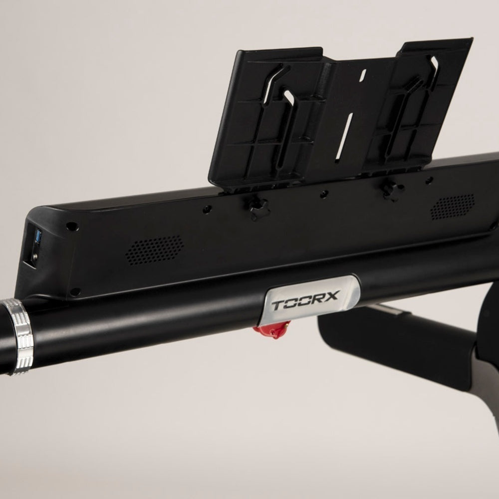 Treadmill Salvaspazio Tapis Roulant Mirage C 80 HRC Toorx - Inclinazione Elettrica Fascia Cardio Inclusa - APP Ready 3.0 - Velocità; 0,8 - 20,0 Km/h - Utente 120 kg - Piano Corsa 48 x 138 cm - Tappeto Elettrico Palestra