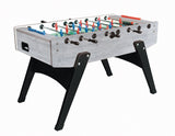 Calciobalilla G2000 Rovere Grigio con Aste Rientranti - biliardino Garlando con 50 Palline in omaggio cd. G2000GRRCVL