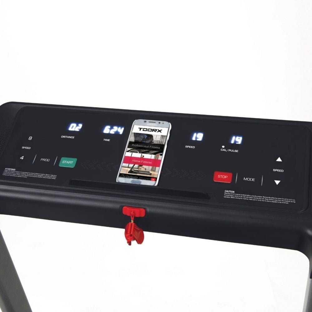 Treadmill Salvaspazio Tapis Roulant Motion Toorx - Inclinazione Manuale su 3 livelli - Velocità 0,8 - 14,0 Km/h - Utente 100 kg - Piano Corsa 40 x 121 cm - Tappeto Elettrico Palestra