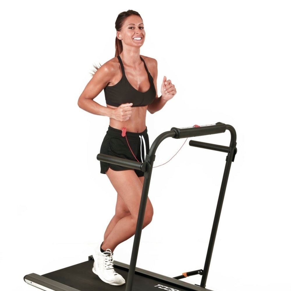 Treadmill Slim Tapis Roulant Salvaspazio Street Compact Toorx - Velocità 0,8 - 10 Km/h - Piano Corsa 120 x 46 cm - Utente 100 kg - Tappeto Elettrico Palestra