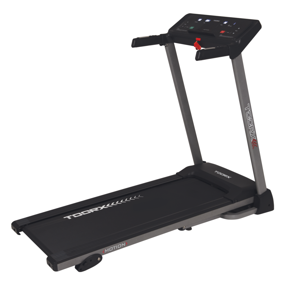 Treadmill Salvaspazio Tapis Roulant Motion Toorx - Inclinazione Manuale su 3 livelli - Velocità 0,8 - 14,0 Km/h - Utente 100 kg - Piano Corsa 40 x 121 cm - Tappeto Elettrico Palestra