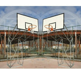 Ab1300 1 Coppia Impianto Basket Olimpionico a Traliccio con Sbalzo 220 cm.