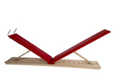 Panca Posturale Versione A Terra Per Allungamento Muscolare - Dimensioni Aperta 210 X 30 H10/118 Cm (rosso)