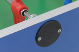 Calciobalilla Champion Outdoor Weatherproof Azzurro con Aste Uscenti, Gambe Pieghevoli- biliardino Garlando con 50 Palline