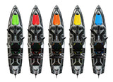 BIG MAMA KAYAK A PEDALI TRIKEN 380 + GARMIN STRIKER VIVID 7SV ECOSCANDAGLIO + TRASDUTTORE + kit braccetto display
