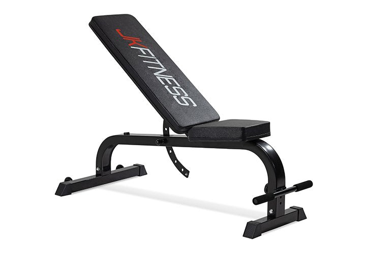 Panca Piana Regolabile Jk6045 Jk Fitness Esercizi; French Press, Croci, Distensioni, Rematore, Spinte, Calf
