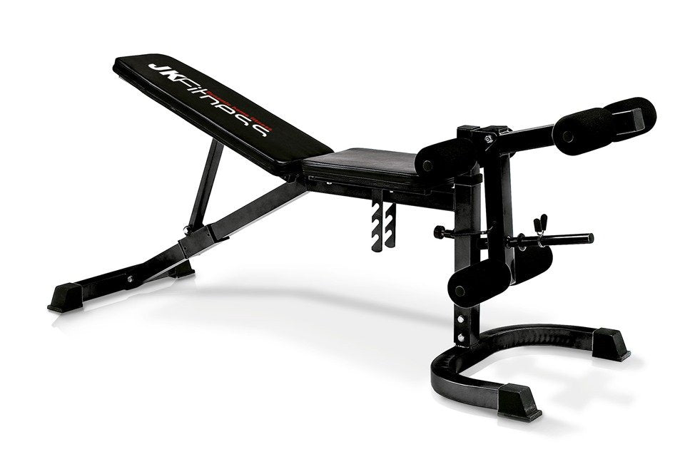 Panca Piana Regolabile Jk 6050 Jk Fitness Cod.jk6050 Per Esercizi; Leg Extension, Leg Curl, Addominali, French Press, Distensioni, Spinte