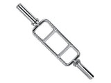 Bilanciere Olimpionico Tricipiti 86 cm. Cromato - Carico Max 300 kg. Linea Toorx cod. BCO-86