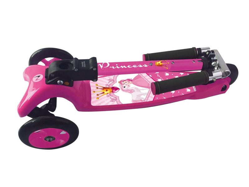 Monopattino a Tre Ruote ADVENTURE KID PRINCESS cod.GRG-004 Fucsia Nextreme